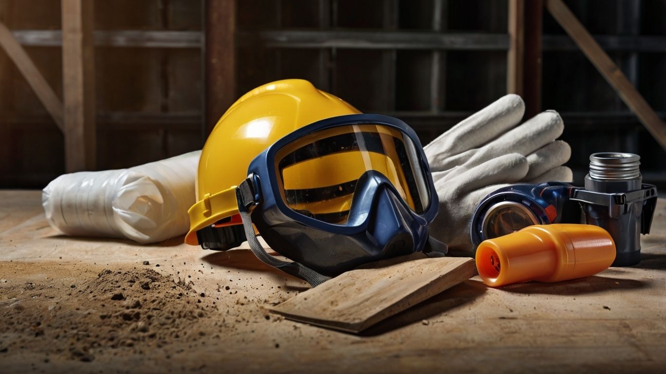 Dandalee Safety gear: Gloves, safety glasses, dust mask, and earplugs